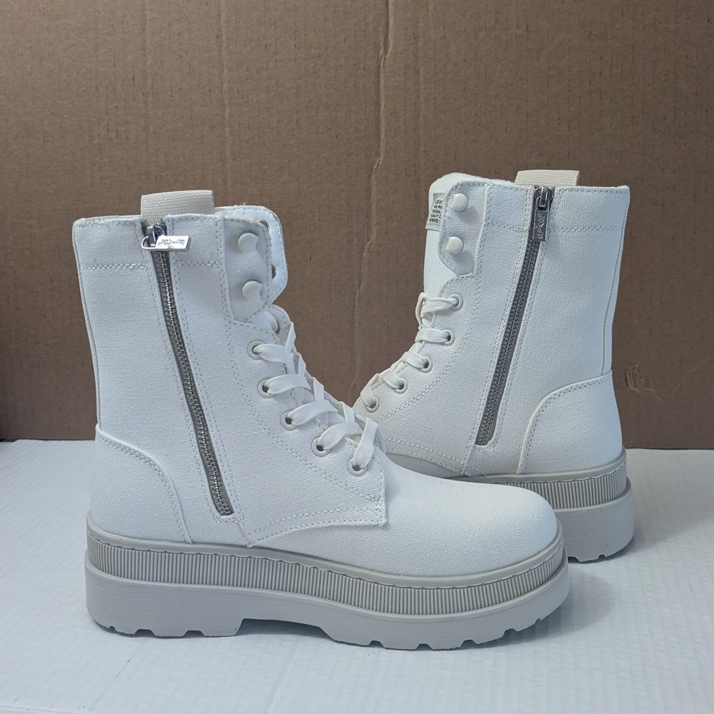 Levi's Womens Eliana Neo Canvas Fashion Platform Boot Size 8 NWOT - Picture 5 of 7